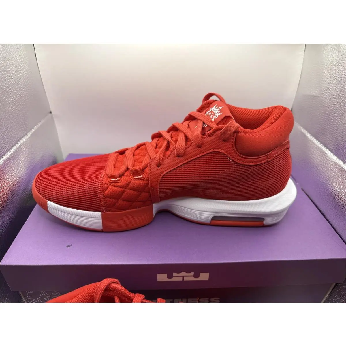 Nike shoes - Nike LeBron Witness - LeBron Witness - FB9944-600 - Red (UPC: 0197598981689) 2