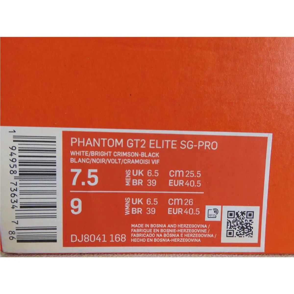 Nike shoes - Nike Phantom GT2 Elite SG - DJ8041 055 - White (UPC: 194958736347) 3