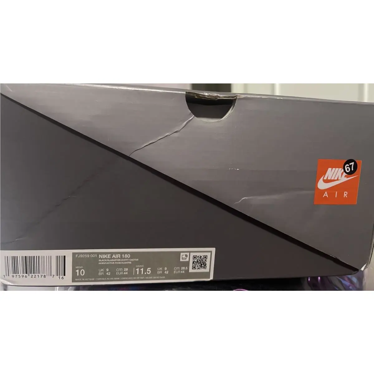 Nike shoes - Nike Air 180 - Air - FJ9259-001 - Black (UPC: 197596889727) 4