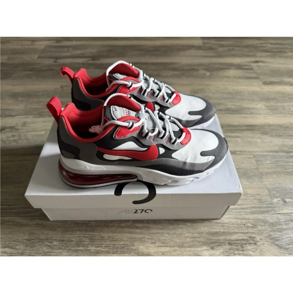 Nike shoes - Nike Air Max 270 React - CI3866-002 - Black/University Red 5