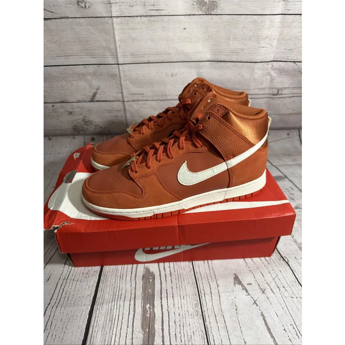 Nike shoes - Nike Dunk High - Dunk High - DH8008-800 - Orange 9