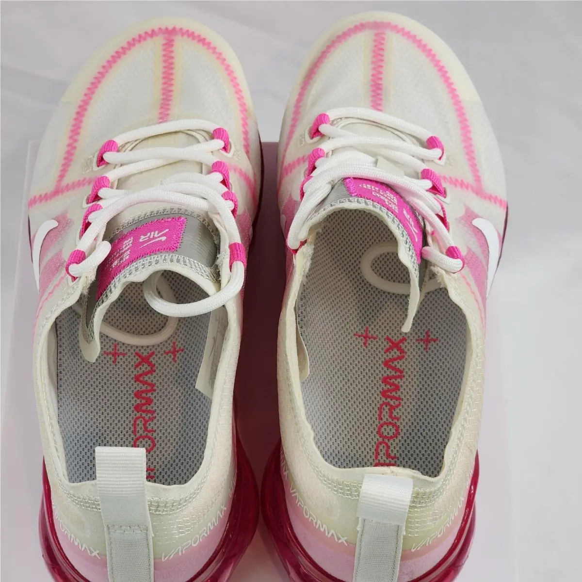 Nike shoes - Nike Air VaporMax 2019 - Air VaporMax - AR6632-105 - Summit White, Pink Rise (UPC: 193149703960) 6