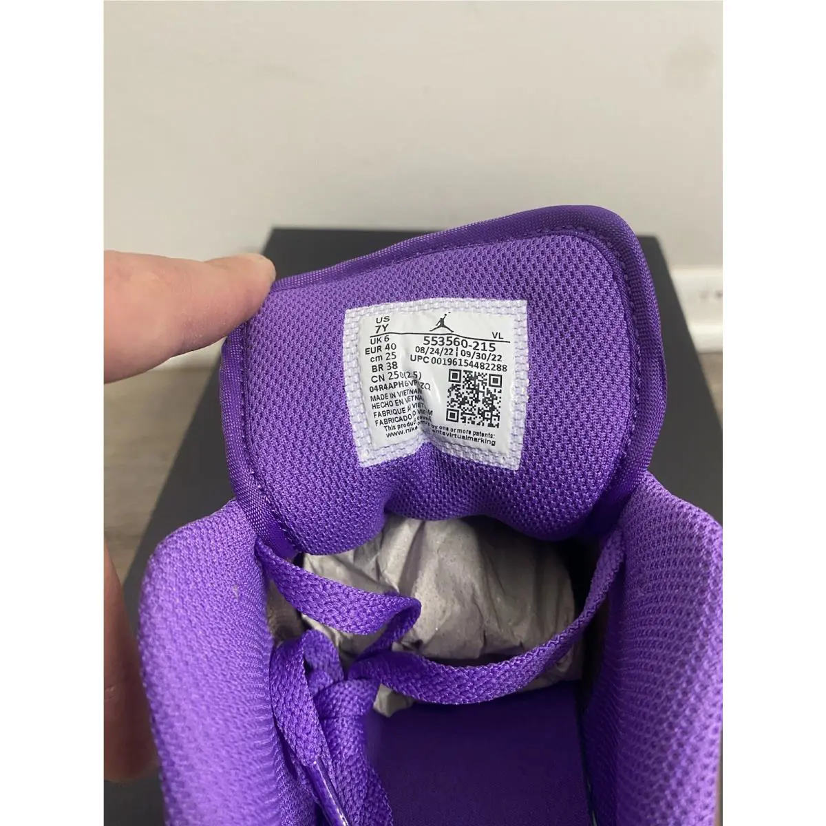 Nike shoes - Jordan Jumpman - Jumpman - Purple/brown/white 5