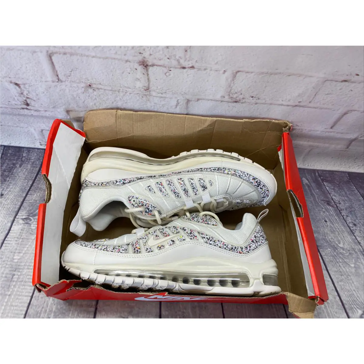 Nike shoes - Nike Air Max 98 - Air Max - White (UPC: 193145550278) 8