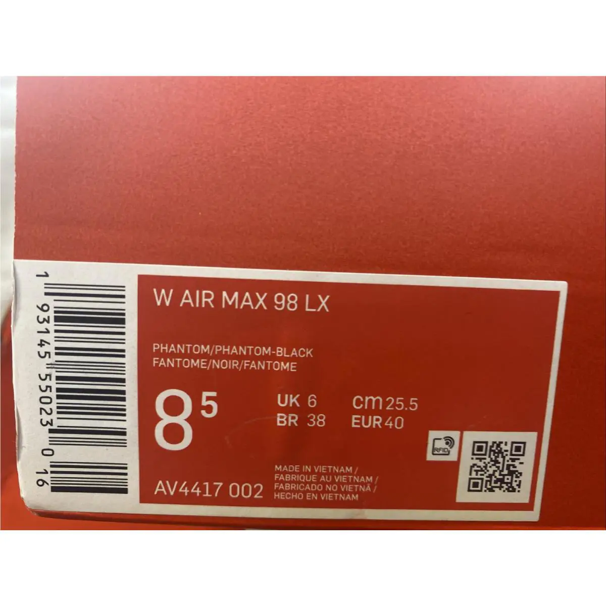 Nike shoes - Nike Air Max 98 - Air Max - White (UPC: 193145550278) 9
