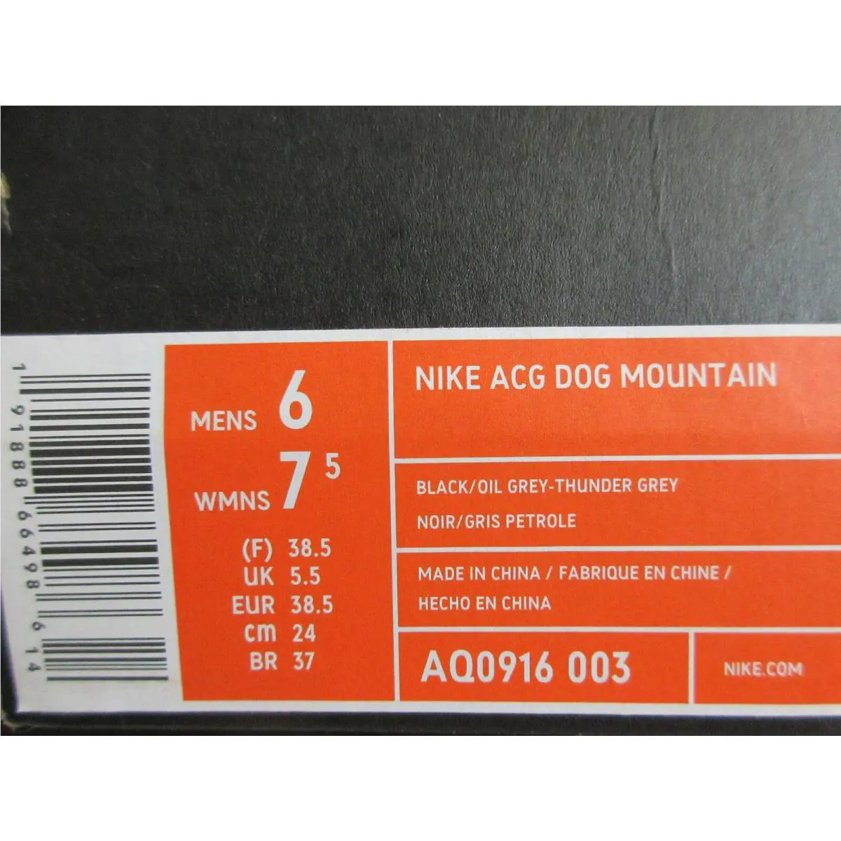 Nike shoes - Nike ACG Dog Mountain - ACG Dog Mountain - Black (UPC: 191888664986) 3