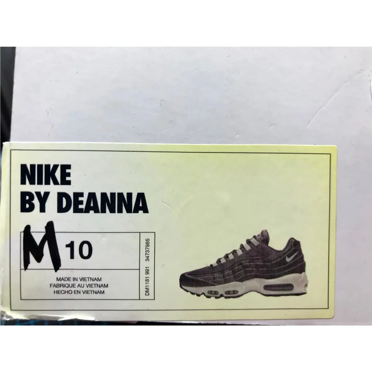 Nike shoes - Nike Air Max 95 ID - DM1181991 - Black (UPC: 195238594060) 3
