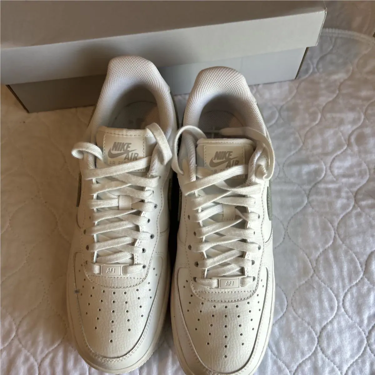 Nike shoes - Nike Air Force 1 - Air Force - DH4407-101 - White, Manufacturer: Summit White/Summit White/Grey Fog/Dusty Sage 4