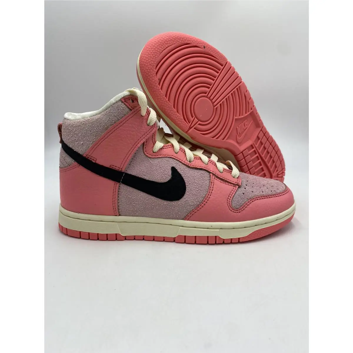 Nike Dunk High `hoops Pack Pink’ DX3359-600 Womens Size 8