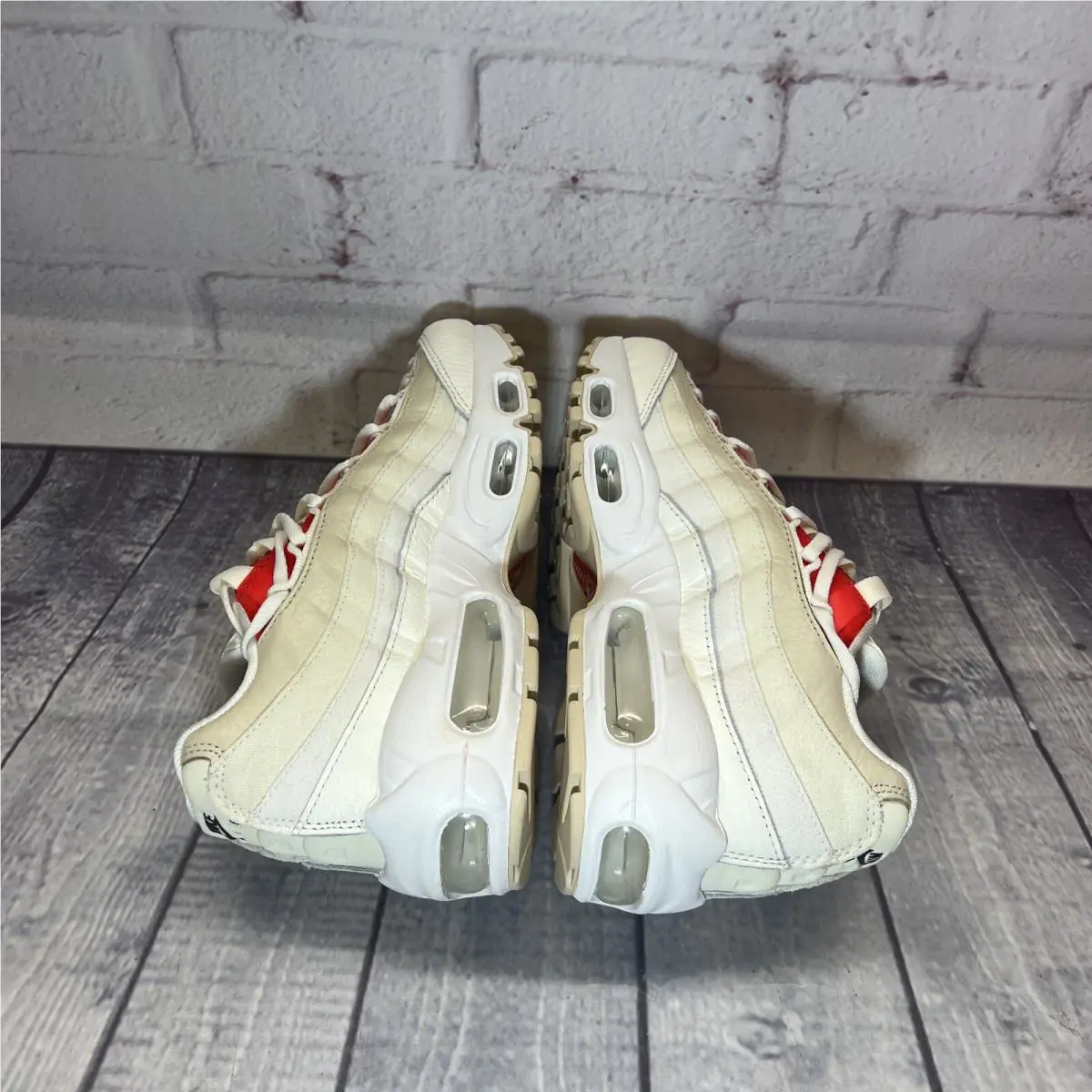 Nike shoes - Nike Air Max 95 - Air Max - DJ6903-100 - Sail/Chile Red/Coconut Milk/Black 4