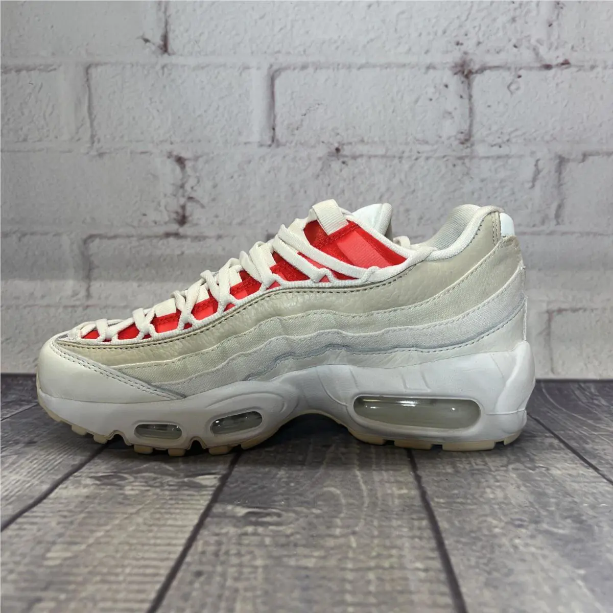 Nike shoes - Nike Air Max 95 - Air Max - DJ6903-100 - Sail/Chile Red/Coconut Milk/Black 1