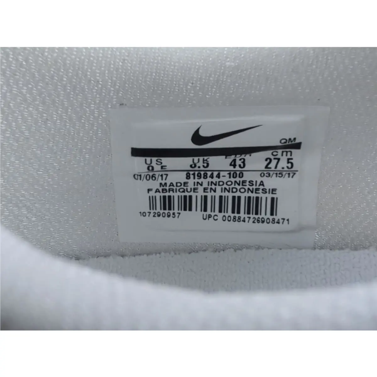 Nike shoes - Nike Paul Rodriguez 9VR - Paul Rodriguez - 819844-100 - White (UPC: 884726908471) 13