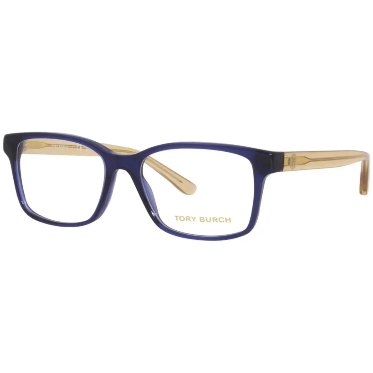 Tory Burch TY2064 1562 Eyeglasses Frame Women`s Navy Full Rim Square Shape 52mm - Frame: Blue