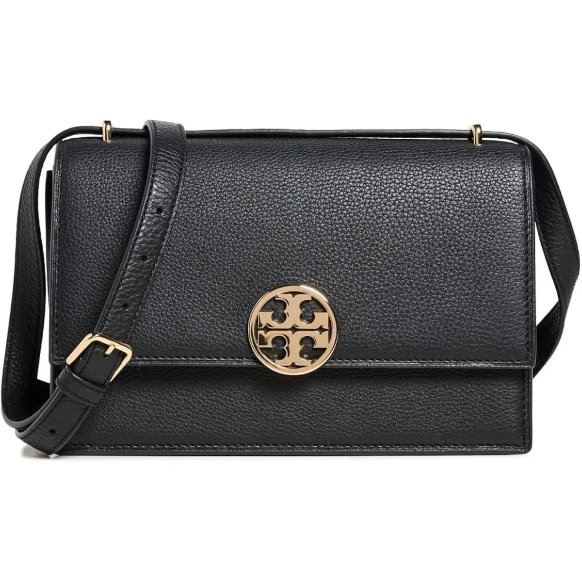 Miller Flap Leather Shoulder Bag by Tory Burch