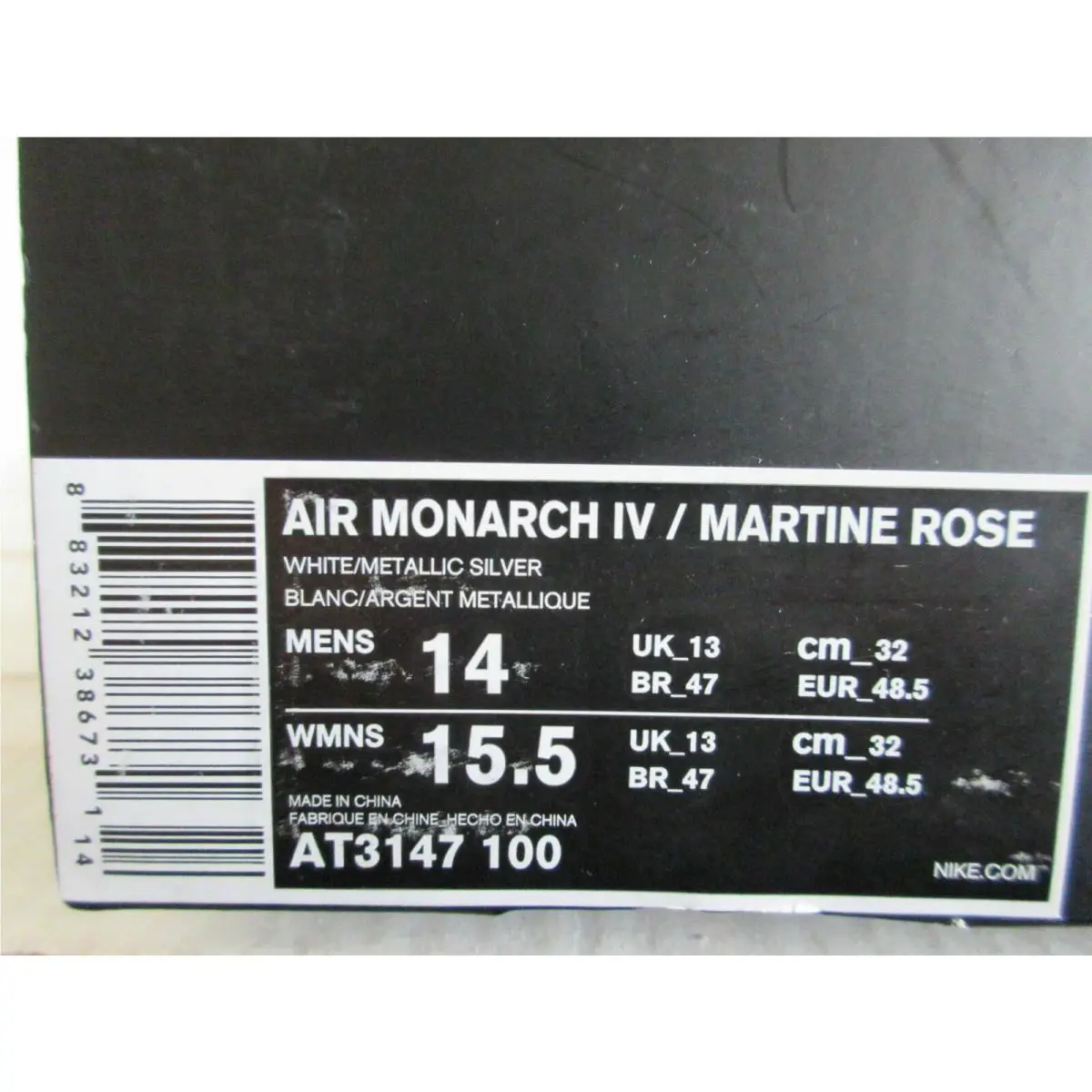 Nike shoes - Nike Air Monarch IV - Air Monarch - White (UPC: 883212386731) 3