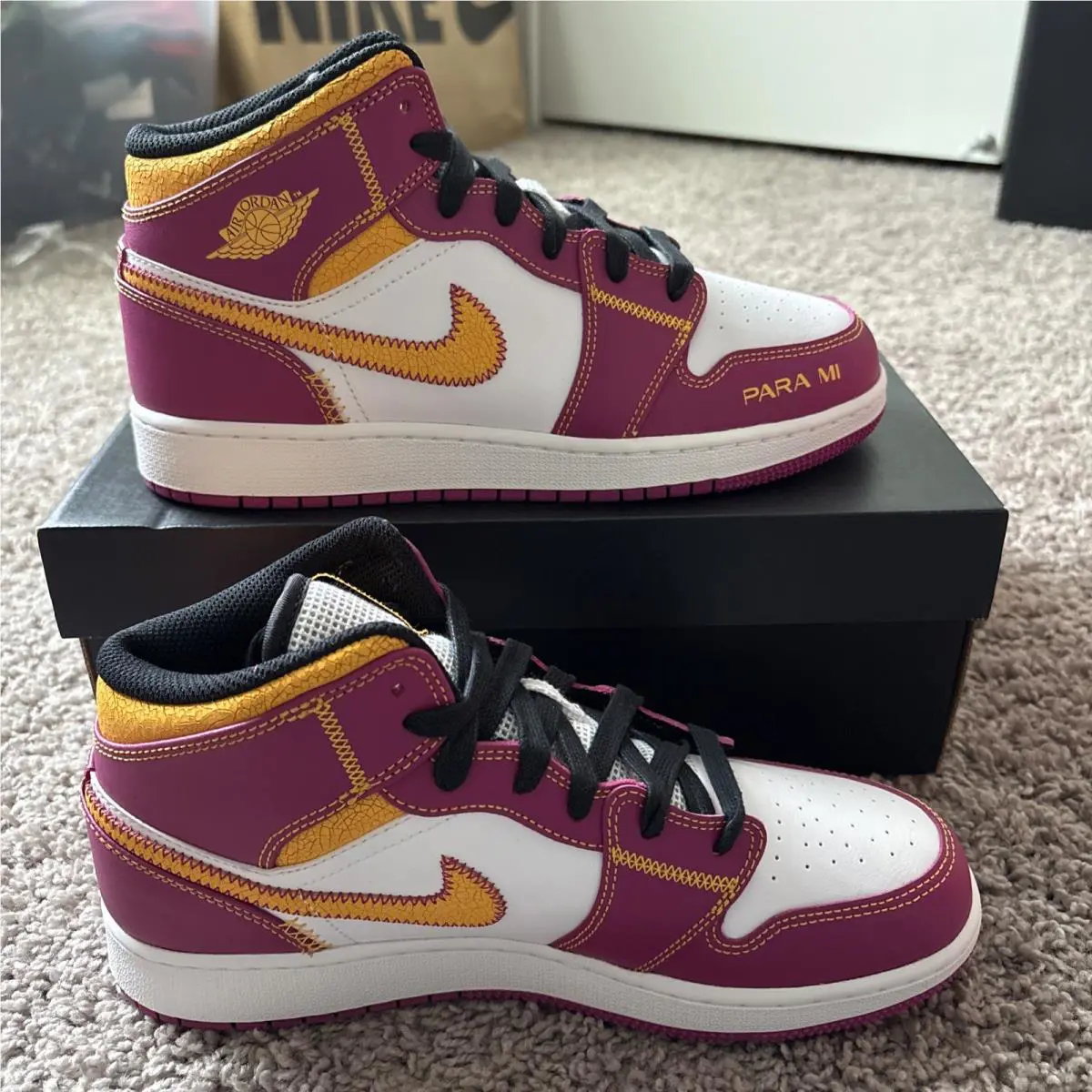 Nike shoes - Air Jordan 1 Mid - Air Mid - DC0500-100 - Multicolor 4
