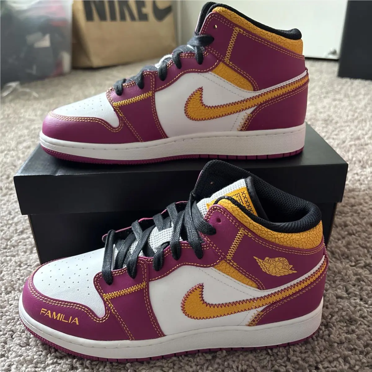 Nike shoes - Air Jordan 1 Mid - Air Mid - DC0500-100 - Multicolor 3