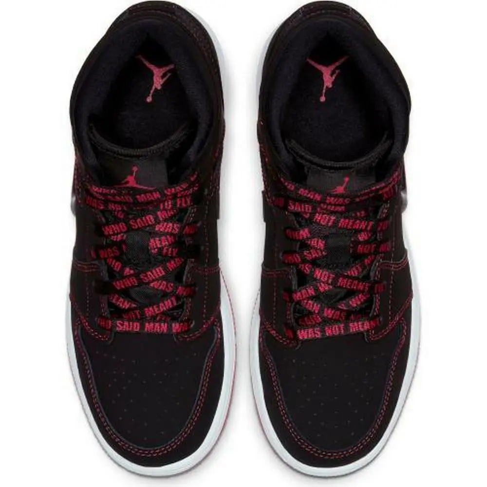 Nike shoes - Air Jordan 1 Mid - Air Mid - CU6617-062 - Black, way: Black, Gym Red, white (UPC: 00193655976803) 1