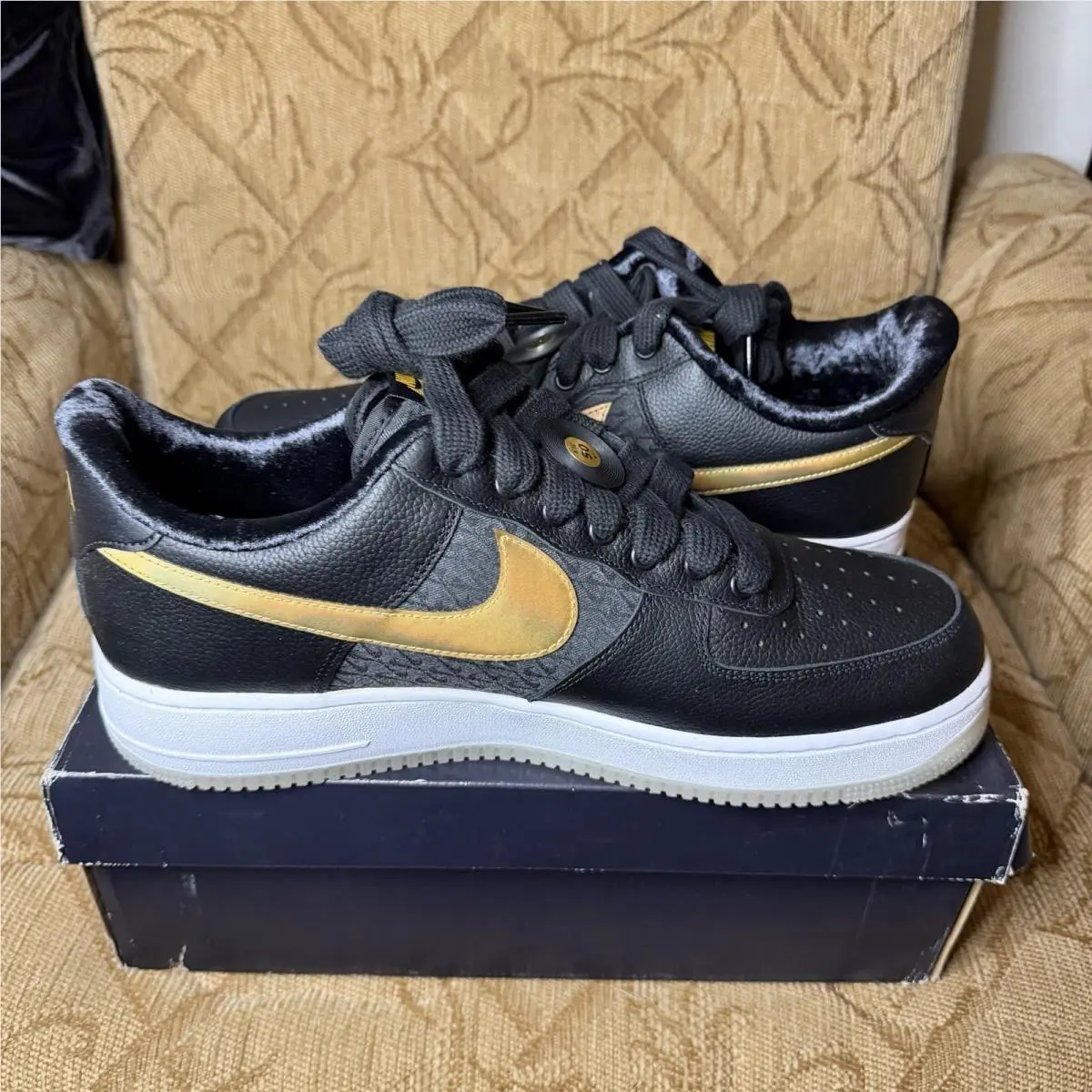 Nike shoes - Nike Air Force 1 `07 - FN6835-010 - Black (UPC: 196609330256) 0