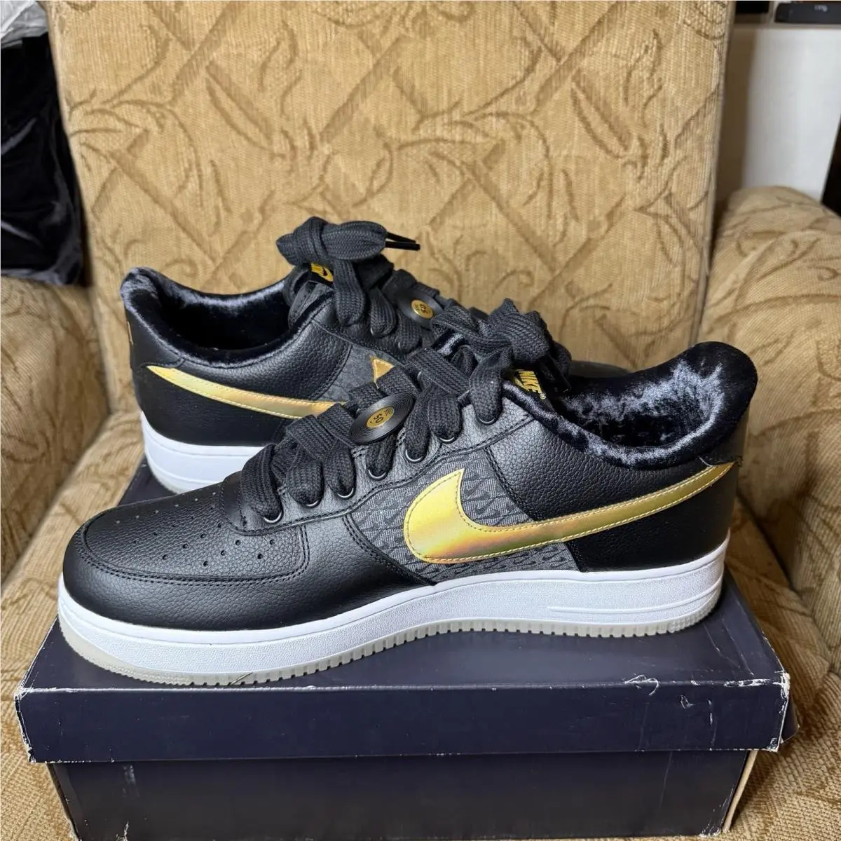 Nike shoes - Nike Air Force 1 `07 - FN6835-010 - Black (UPC: 196609330256) 1