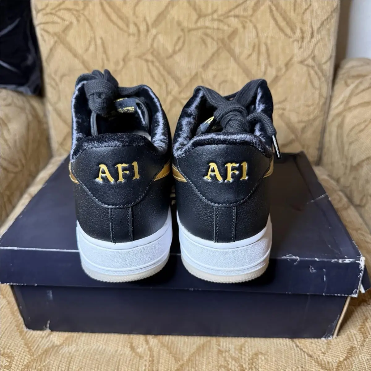 Nike shoes - Nike Air Force 1 `07 - FN6835-010 - Black (UPC: 196609330256) 3