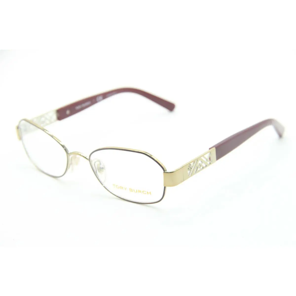 Tory Burch TY 1043 3062 Red Gold Frames Eyeglasses TY1043 50-17 - Frame: RED GOLD