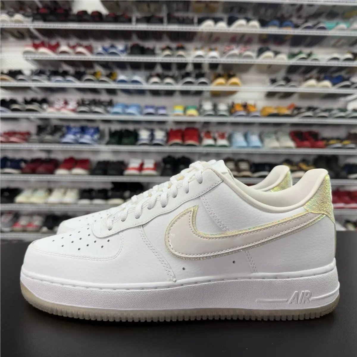 Nike shoes - Nike Air Force 1 - Air Force - 616725-105 - White, Manufacturer: White/White/Blue Tint 2