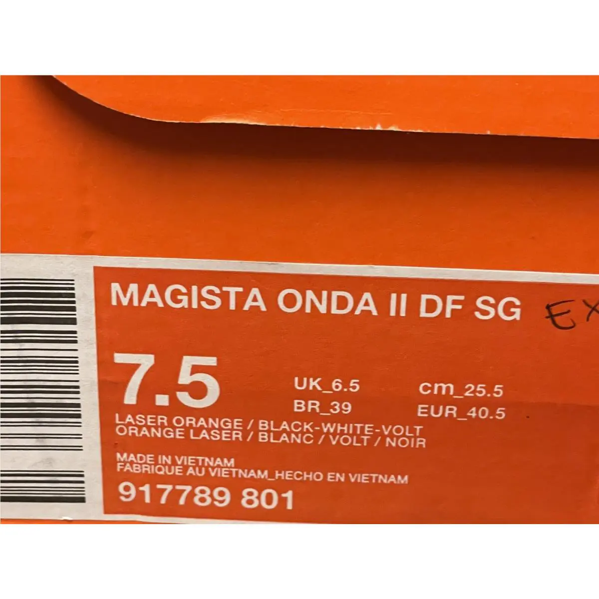 Nike shoes - Nike Magista Onda II DF SG - 917789-801 - Orange 6