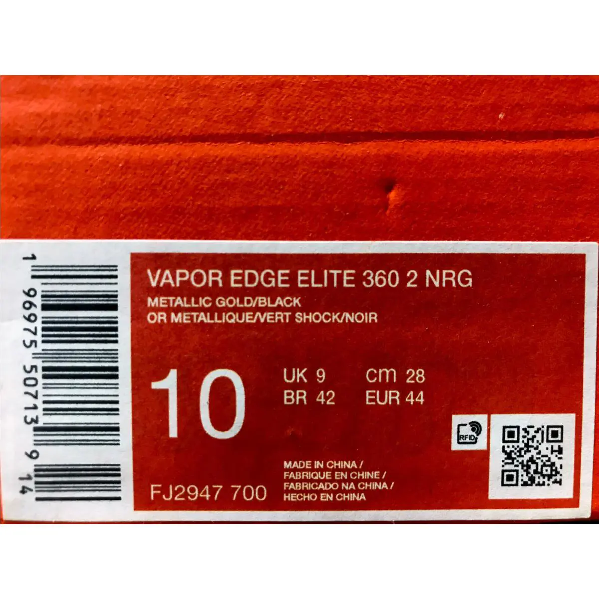 Nike shoes - Nike Vapor Edge - Vapor Edge - FJ2947-700 - Gold 3
