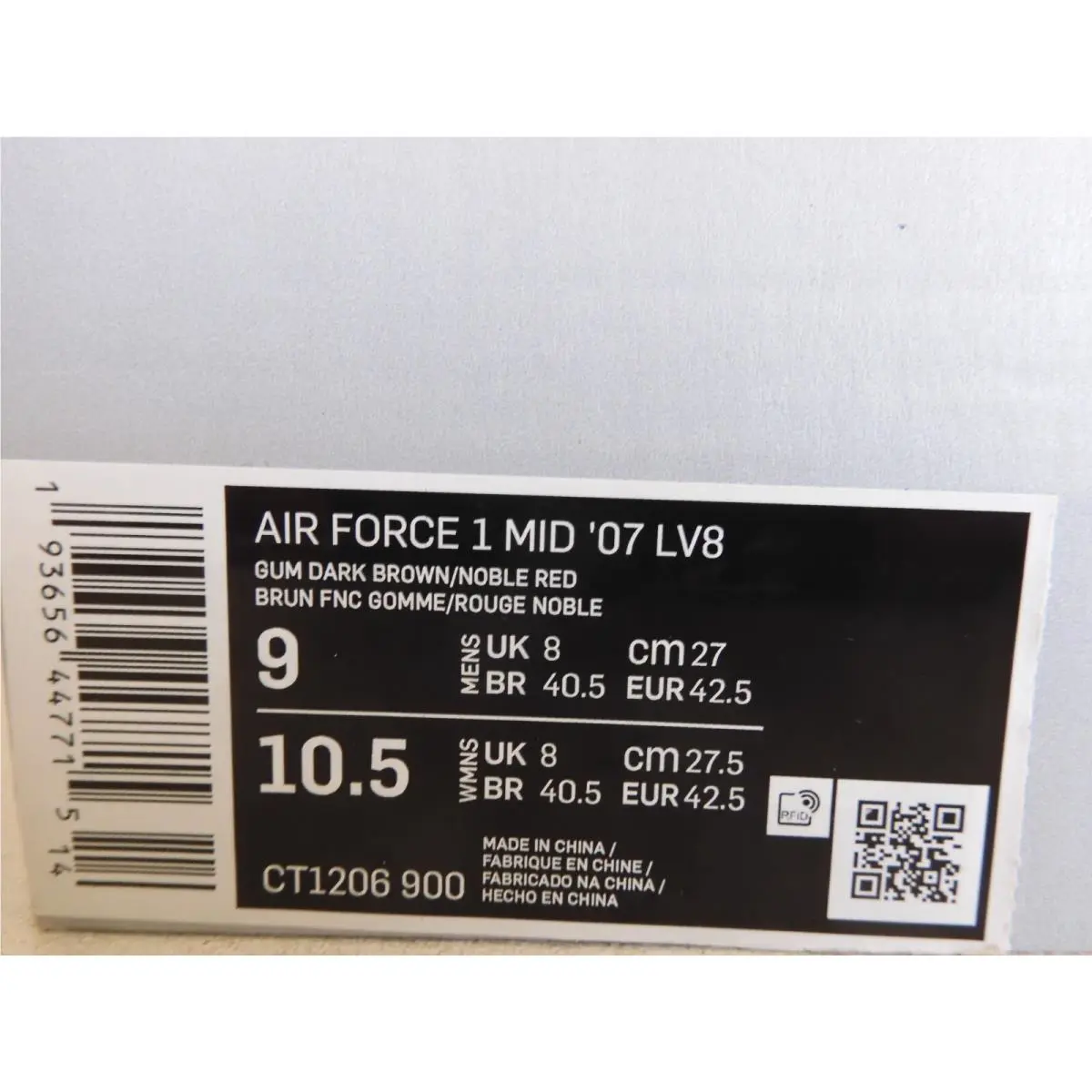 Nike shoes - Nike Air Force 1 Mid - CT1206-900 - Brown (UPC: 193656447715) 3
