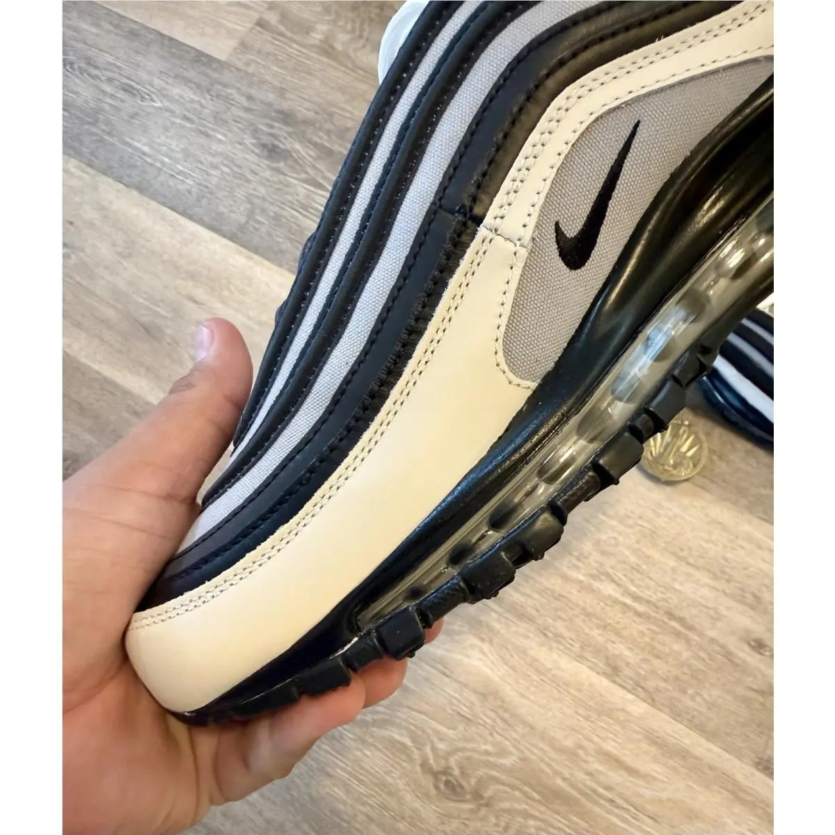 Nike shoes - Nike Air Max 97 - Air Max - FN6743-900 - Black / Canvas Grey / Sail (UPC: 00196970159296) 2