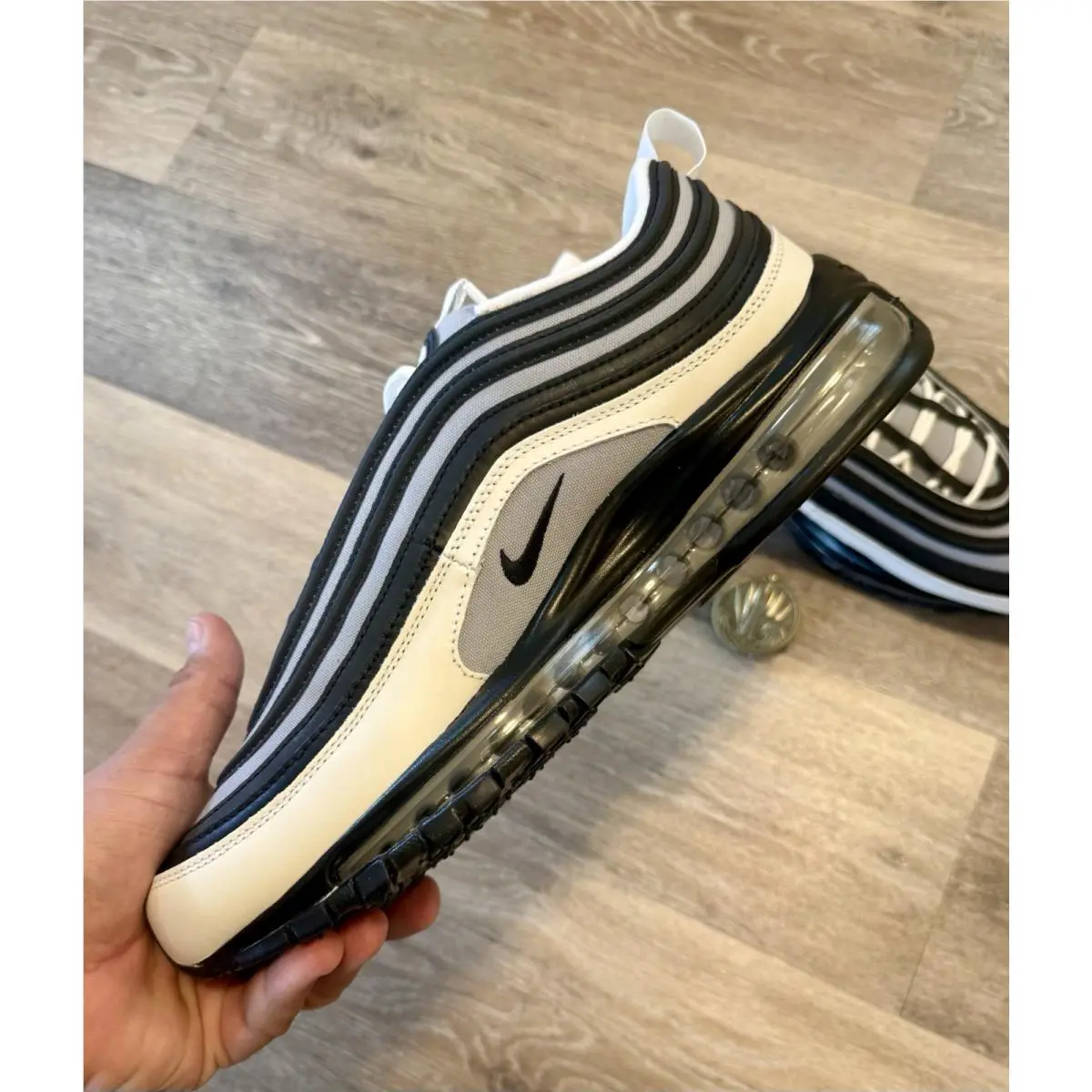 Nike shoes - Nike Air Max 97 - Air Max - FN6743-900 - Black / Canvas Grey / Sail (UPC: 00196970159296) 3