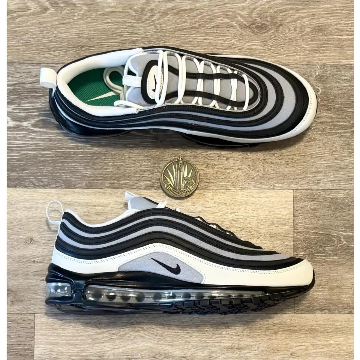 Nike shoes - Nike Air Max 97 - Air Max - FN6743-900 - Black / Canvas Grey / Sail (UPC: 00196970159296) 5