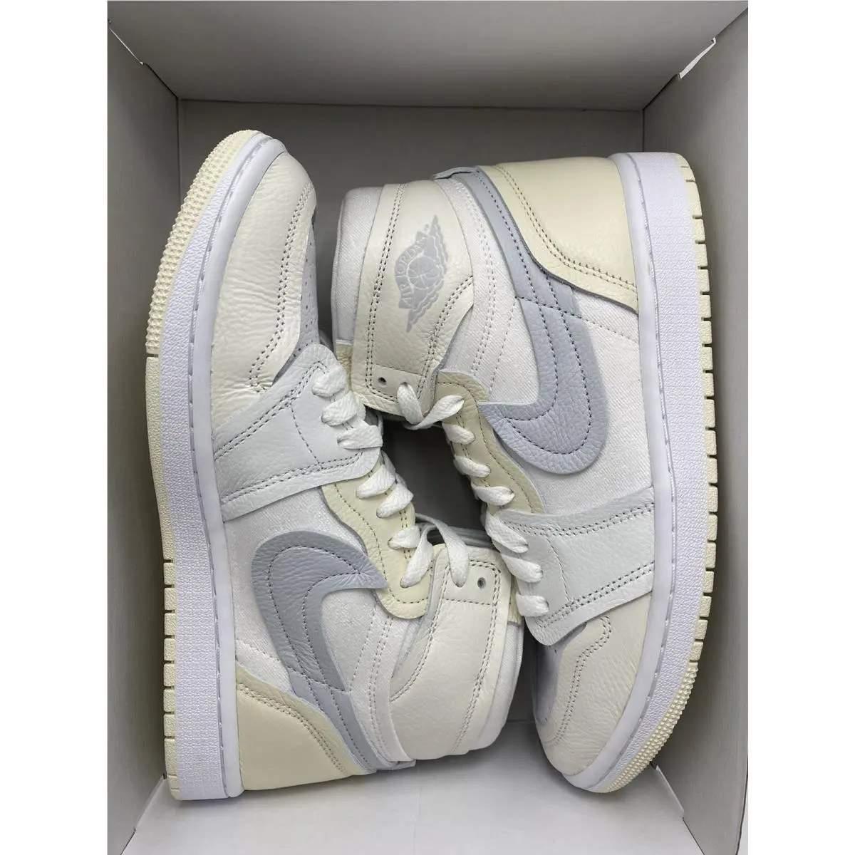 Nike shoes - Nike Air Jordan 1 - Air - FB9891 100 - White/Pure Platinum-Sail (UPC: 196969071158) 5