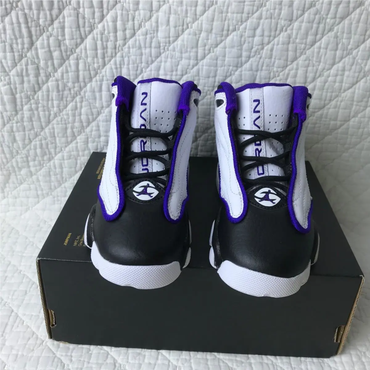 Nike shoes - Jordan Pro - Pro - DC7909-150 - White/Electro Purple-Black 3