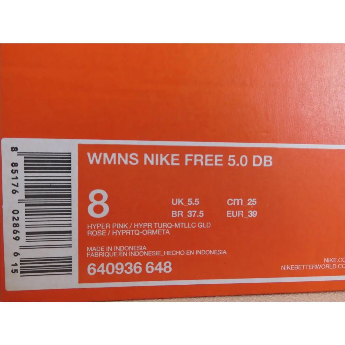 Nike shoes - Nike Free 5.0 - Free - 640936 648 - Pink (UPC: 885176028696) 5