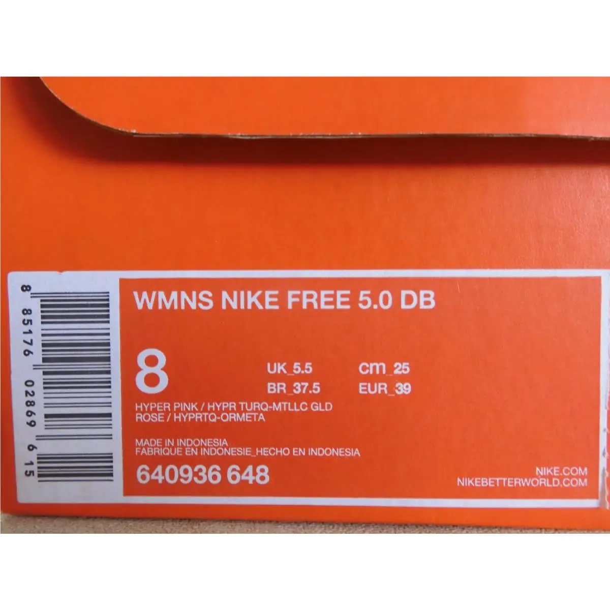 Nike shoes - Nike Free 5.0 - Free - 640936-648 - Pink (UPC: 885176028696) 6