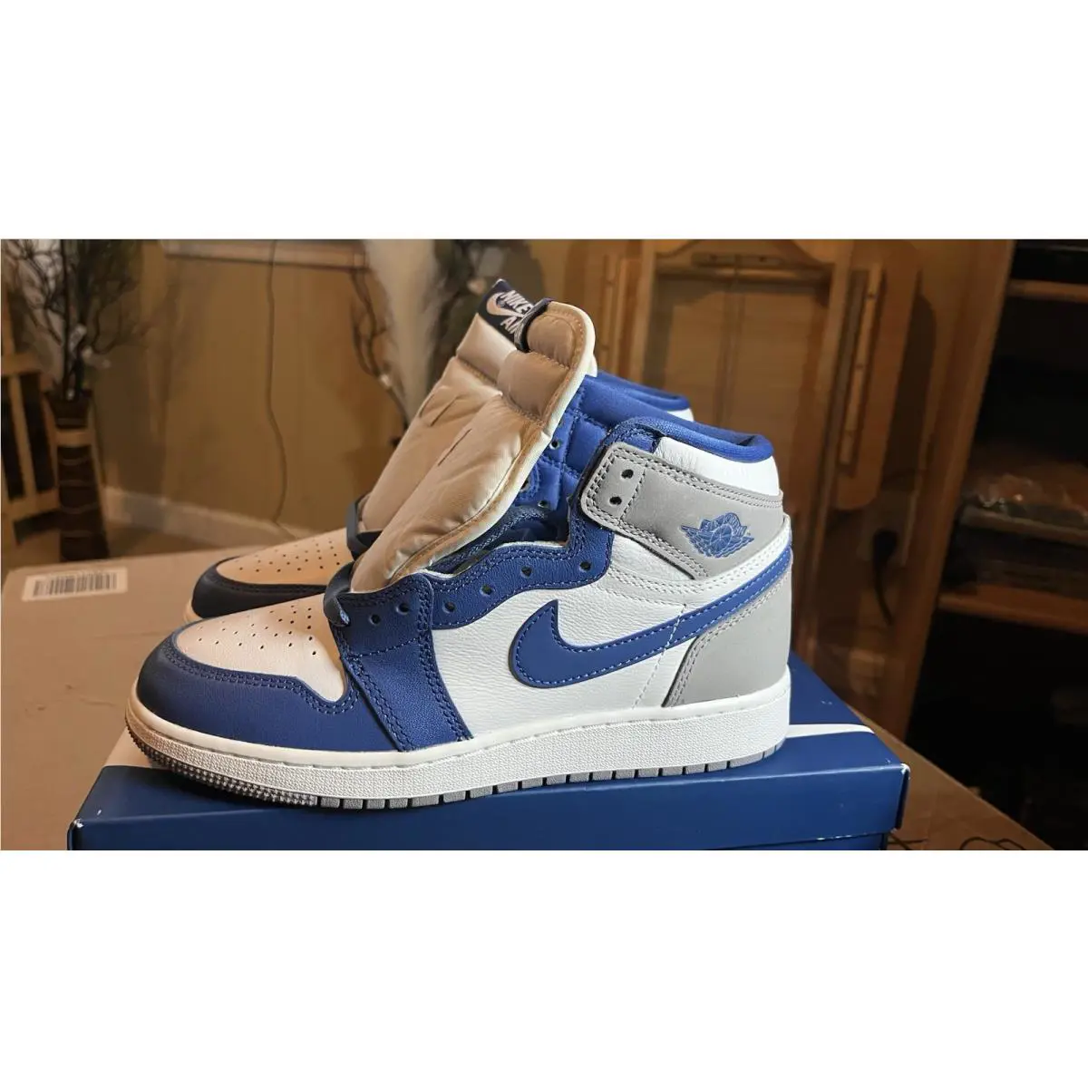 Nike shoes - (GS) 1 Retro High OG - fd1437 410 - Blue (UPC: 196154860222) 9