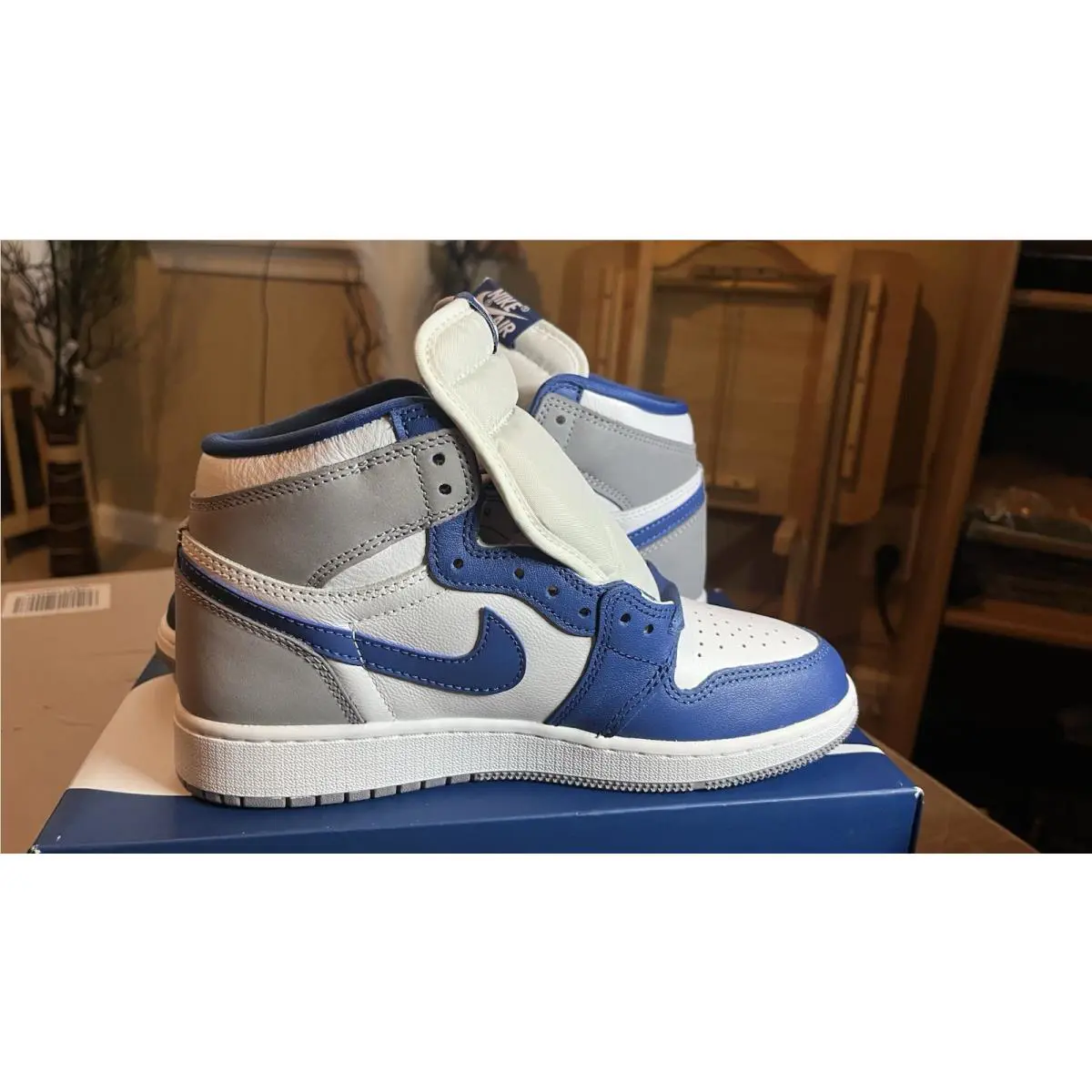 Nike shoes - (GS) 1 Retro High OG - fd1437 410 - Blue (UPC: 196154860222) 10