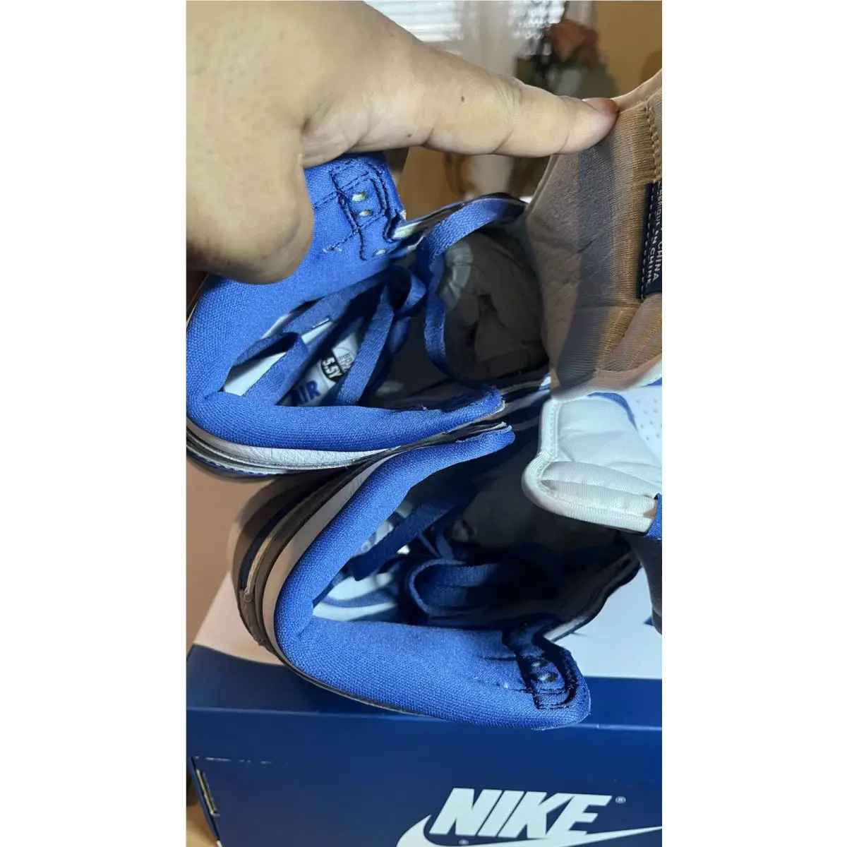 Nike shoes - (GS) 1 Retro High OG - fd1437 410 - Blue (UPC: 196154860222) 13