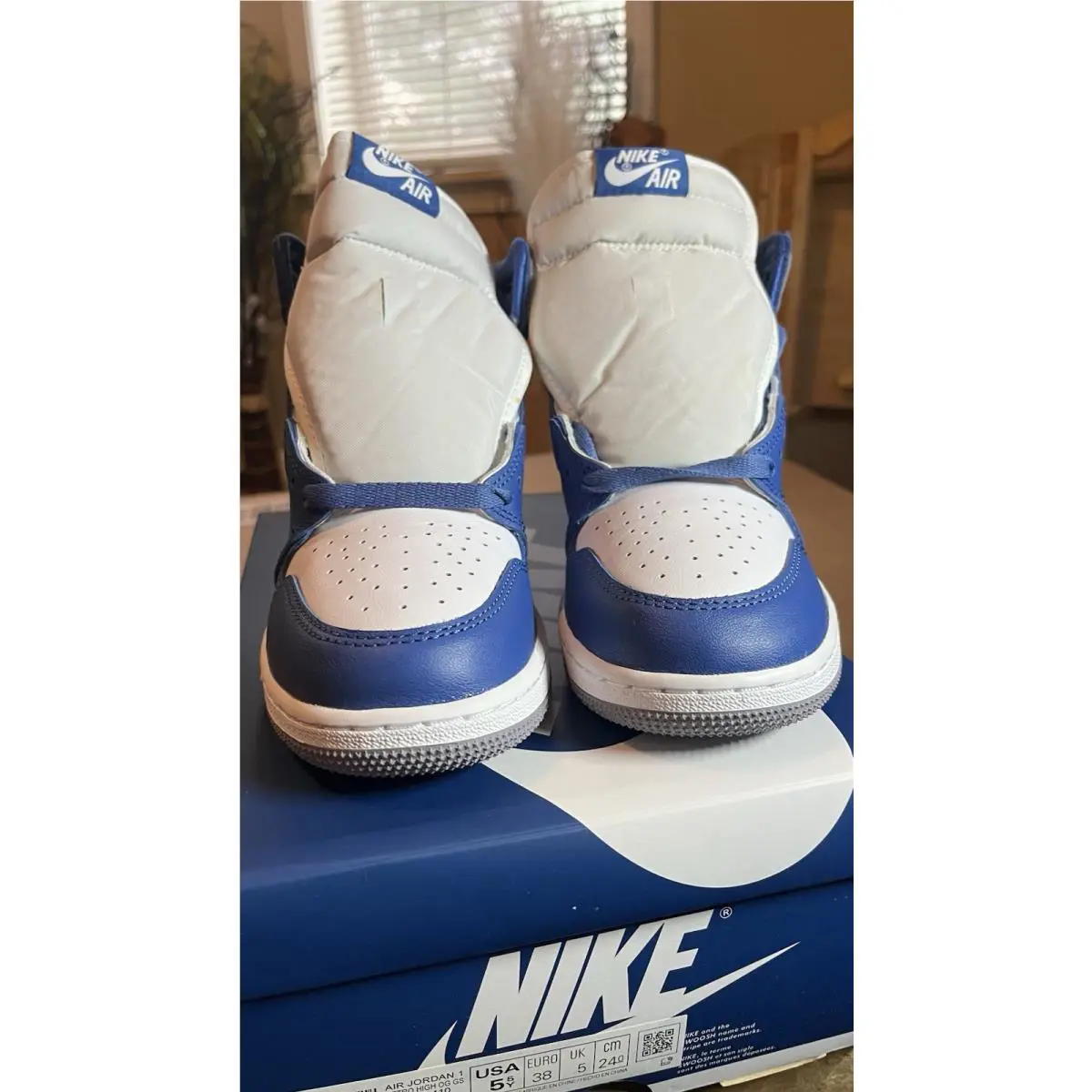 Nike shoes - (GS) 1 Retro High OG - fd1437 410 - Blue (UPC: 196154860222) 2