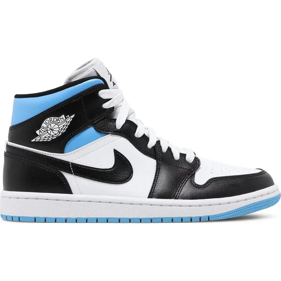 Air Jordan 1 Mid University Blue Size 8 Women / 6.5 Men`s BQ6472-102 by Nike