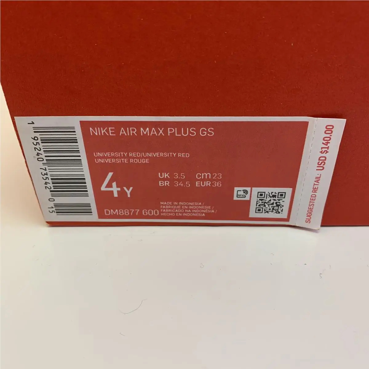 Nike shoes - Nike Air Max Plus - Air Max Plus - DM8877-600 - Red (UPC: 0195240735420) 8