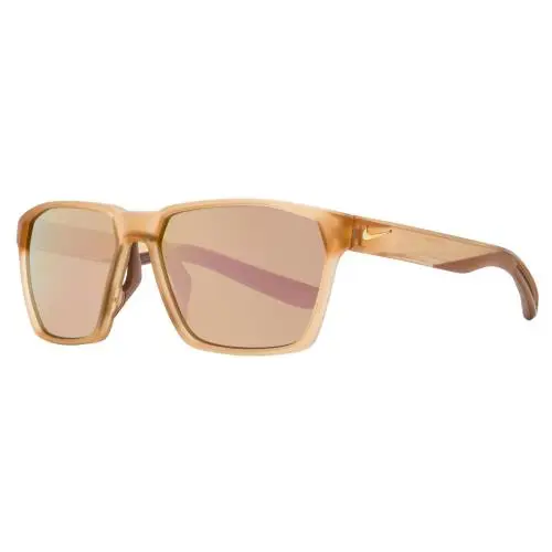 Nike Maverick S M Sunglasses DJ0784 664 Matte Coral 55mm - Frame: Matte Coral, Lens: Brown/Rose Mirror