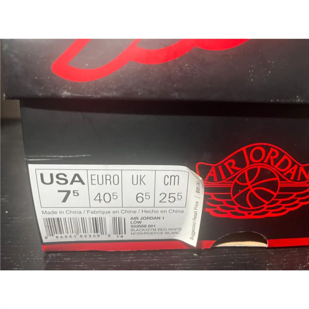 Nike shoes - Nike Air Jordan 1 - Air - 553558001 - Multicolor 5