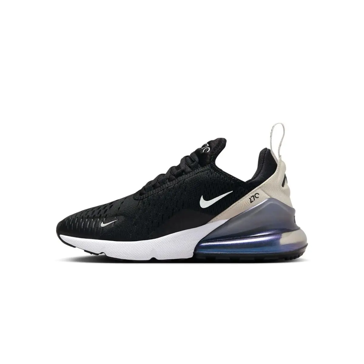 Women`s Nike Air Max 270 Black/metallic Silver-phantom DZ7736 002 - 5.5