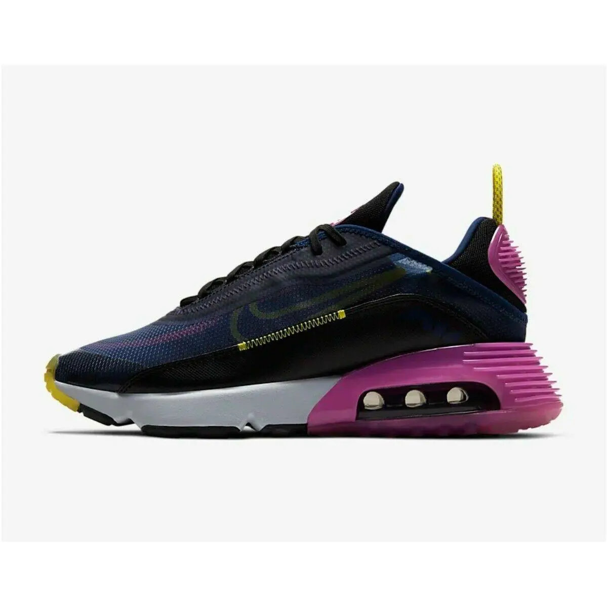 Nike shoes - Blue Void, Black, Active Fuchsia, Chrome Yellow 1