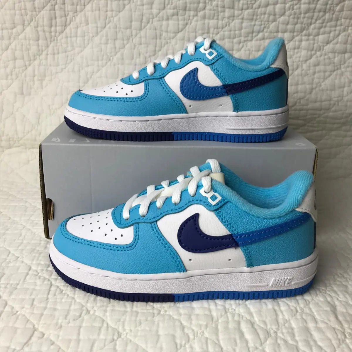 Nike shoes - Nike Force 1 - Force - White/Photo Blue 1
