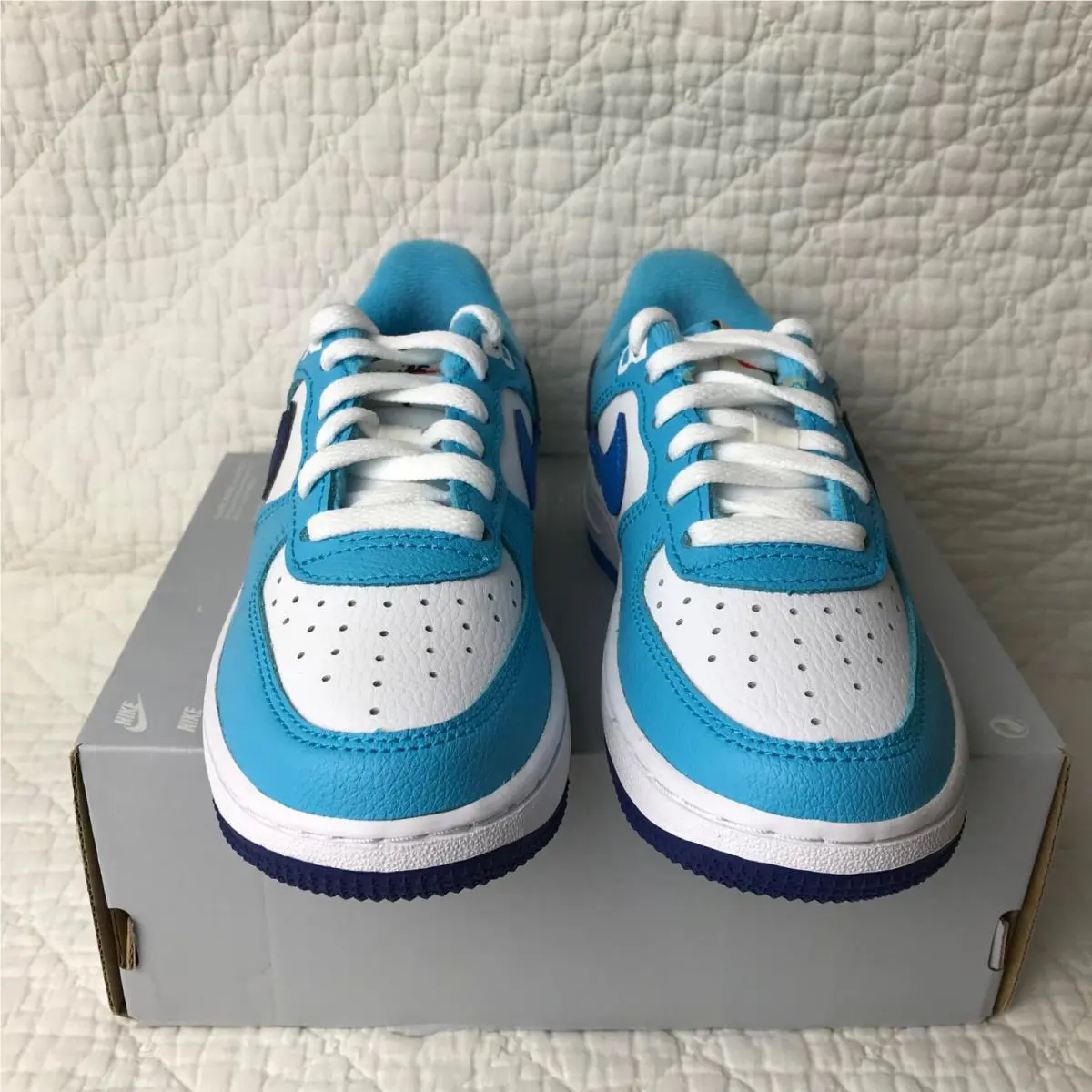 Nike shoes - Nike Force 1 - Force - White/Photo Blue 3