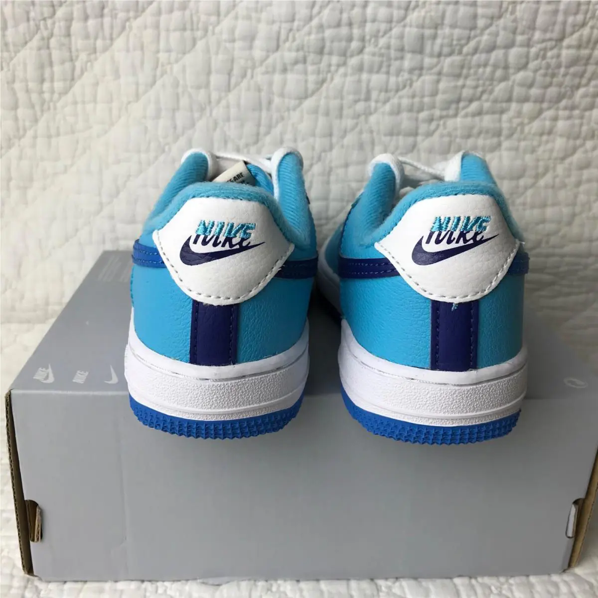 Nike shoes - Nike Force 1 - Force - White/Photo Blue 4